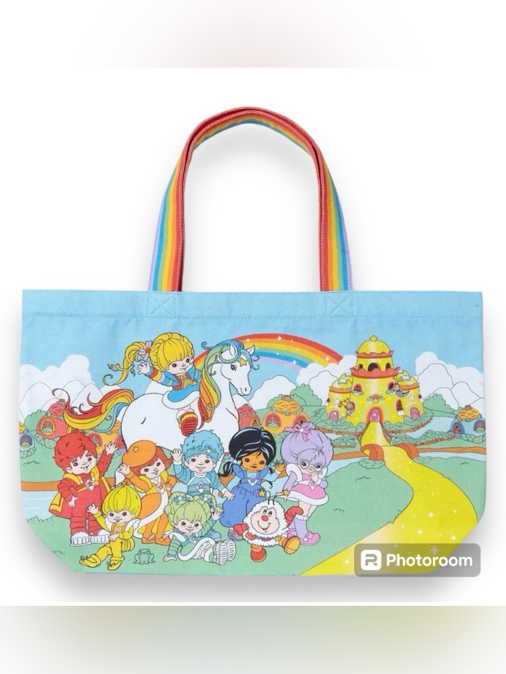 Loungefly Rainbow Brite Rainbow Tote Bag